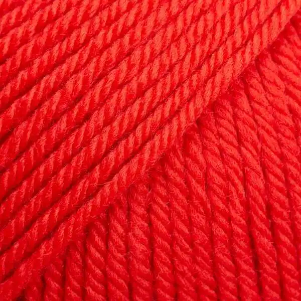 DROPS Daisy 20 Rood (Uni Colour)