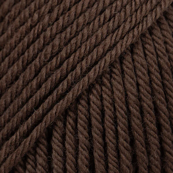 DROPS Daisy 35 Donkerbruin (Uni Colour)