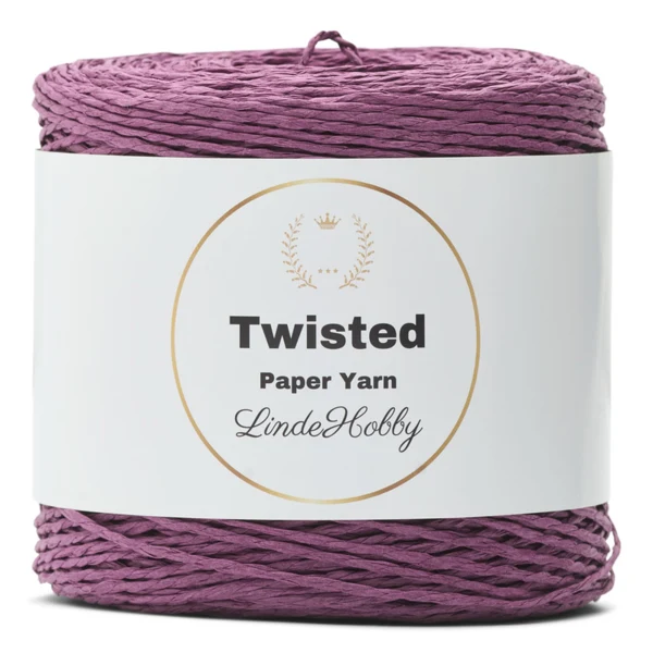 LindeHobby Twisted Paper Yarn 18 Violet