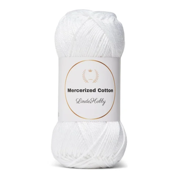 LindeHobby Mercerized Cotton 2 Blanc