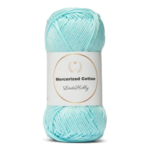 LindeHobby Mercerized Cotton 14 Bleu ciel