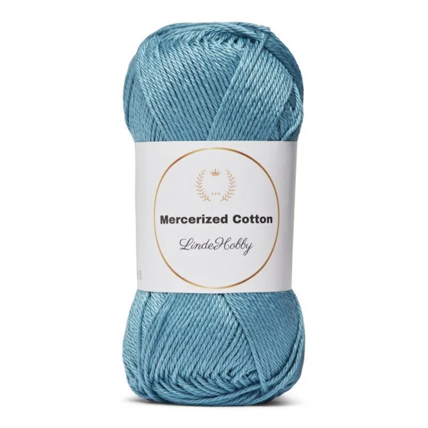 LindeHobby Mercerized Cotton 16 Bleu jeans