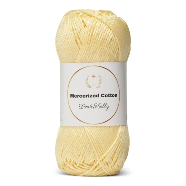 LindeHobby Mercerized Cotton 21 Jaune pâle