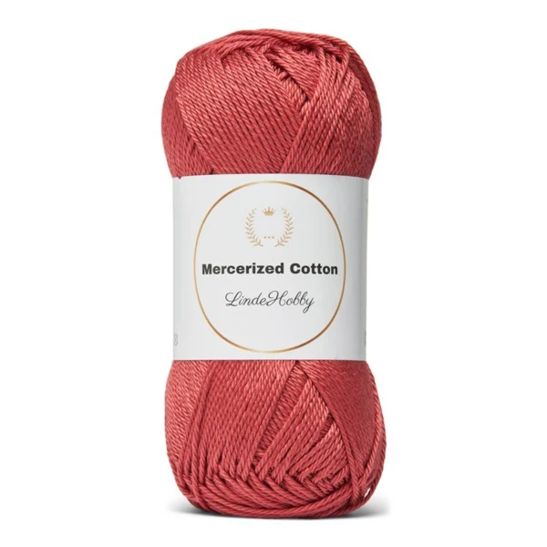 LindeHobby Mercerized Cotton 24 Bois de rose