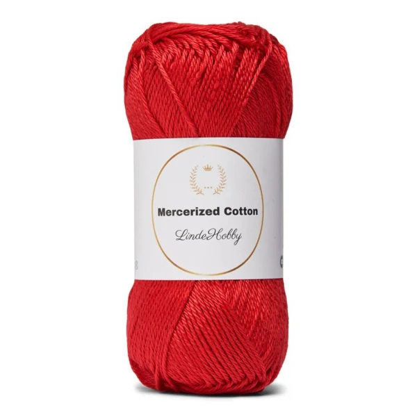 LindeHobby Mercerized Cotton 25 Rouge