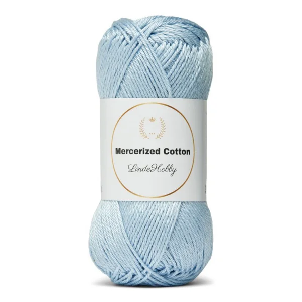 LindeHobby Mercerized Cotton 28 Bleu bébé