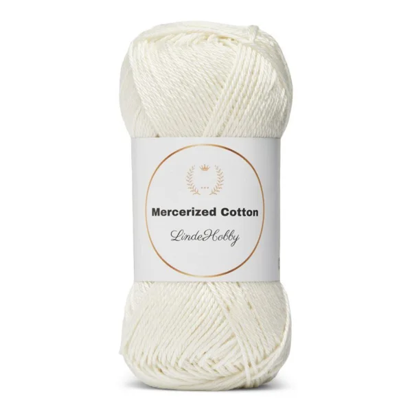 LindeHobby Mercerized Cotton 30 Blanc naturel