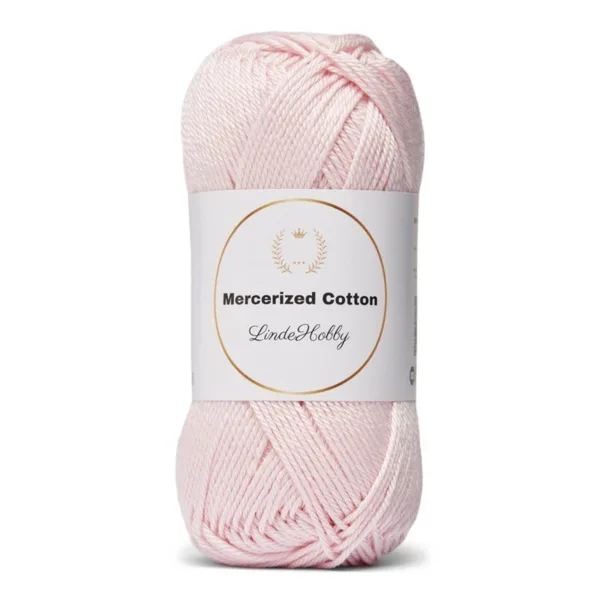 LindeHobby Mercerized Cotton 31 Rose pastel