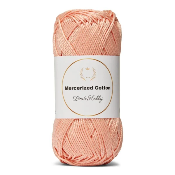 LindeHobby Mercerized Cotton 32 Abricot