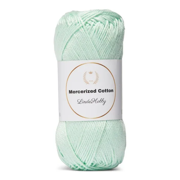 LindeHobby Mercerized Cotton 37 Menthe pastel