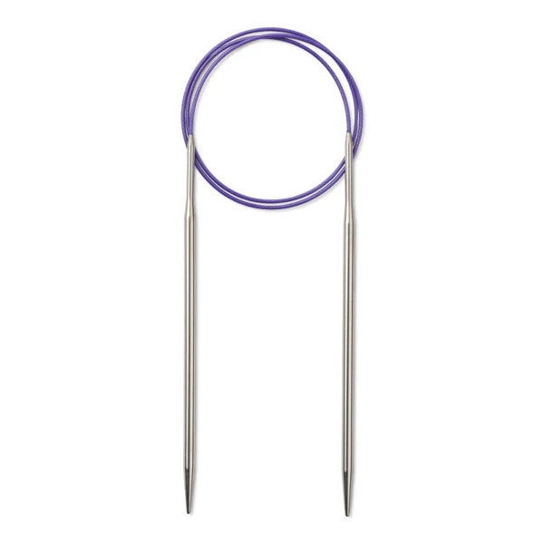 Aiguilles circulaires fixes LindeHobby, 80 cm 4,50 mm