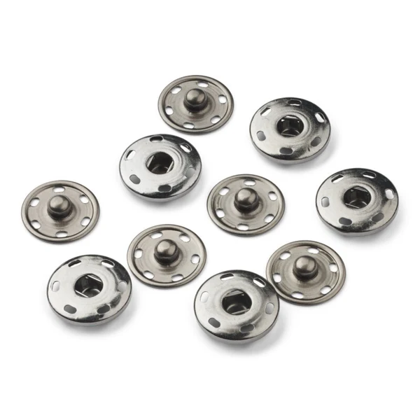 LindeHobby Boutons-Pression, Noir, 5 ensembles 19 mm