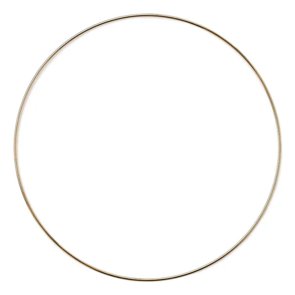 HobbyArts Anneau en métal, Doré 25 cm