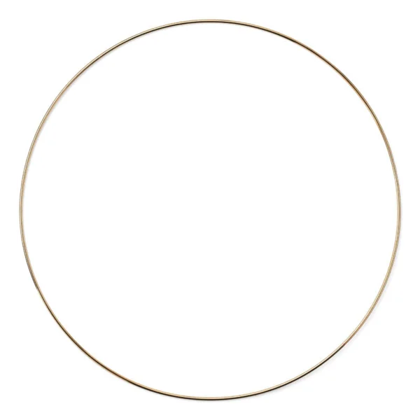 HobbyArts Anneau en métal, Doré 30 cm