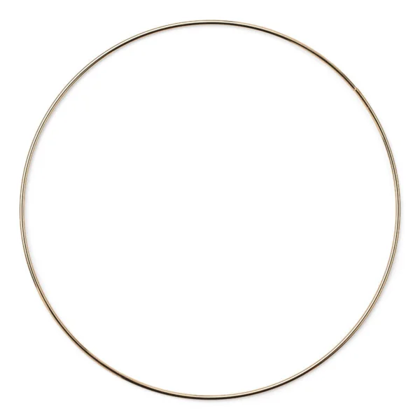 HobbyArts Anneau en métal, Doré 20 cm