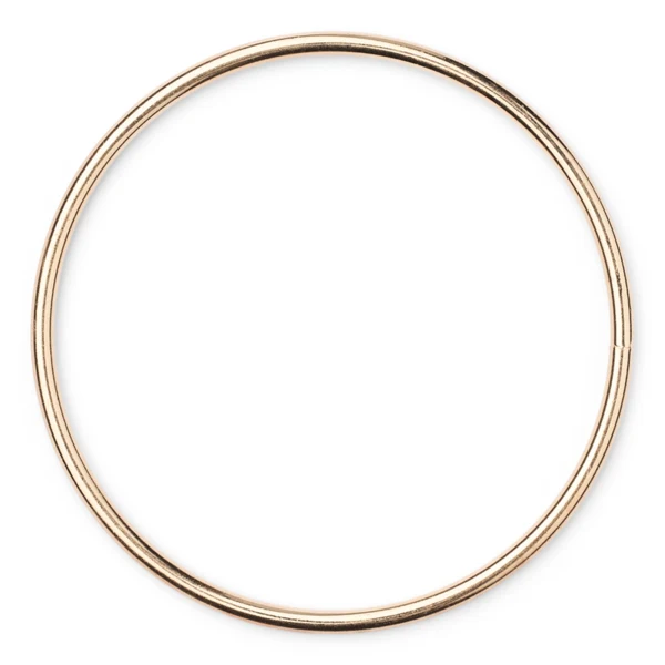 HobbyArts Anneau en métal, Doré 7 cm