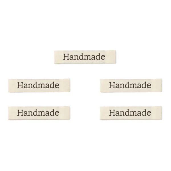 LindeHobby Handmade Étiquette, Long Naturel, Noir, Harnet Serif