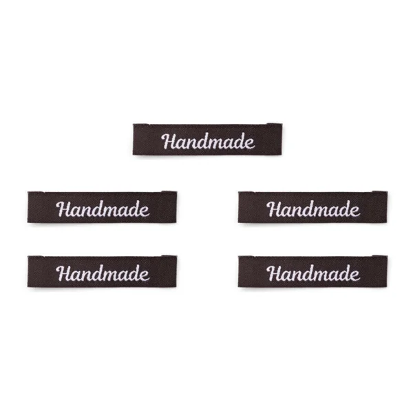 LindeHobby Handmade Étiquette, Long Noir, Magnolia Script