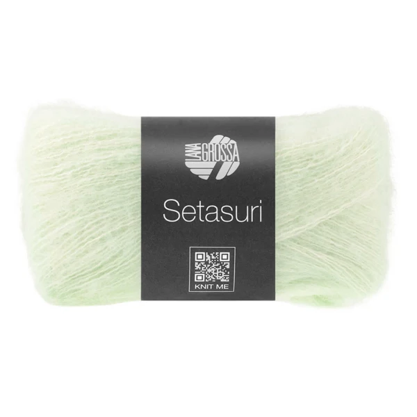 Lana Grossa Setasuri 83 Vert blanc