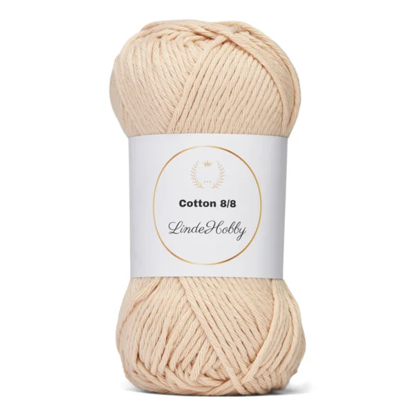 LindeHobby Cotton 8/8 023 Ecru