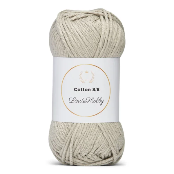 LindeHobby Cotton 8/8 067 Silver