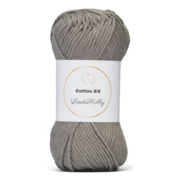LindeHobby Cotton 8/8 069 Grigio Medio