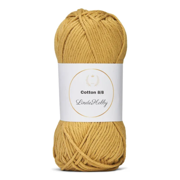 LindeHobby Cotton 8/8 102 Senape