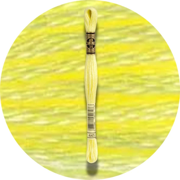 DMC Mouliné Spécial 25, Nuances de Rouge/Jaune/Orange 0445