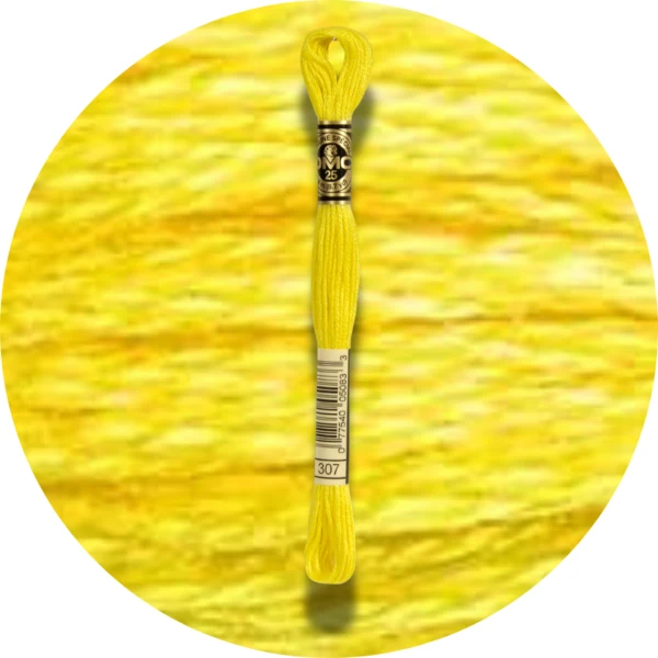 DMC Mouliné Spécial 25, Nuances de Rouge/Jaune/Orange 0307