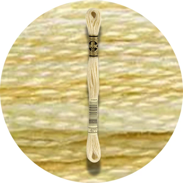 DMC Mouliné Spécial 25, Nuances de Rouge/Jaune/Orange 0677