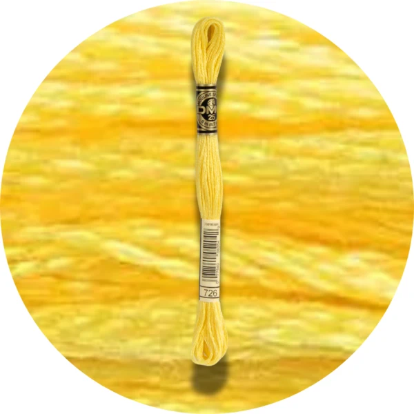 DMC Mouliné Spécial 25, Nuances de Rouge/Jaune/Orange 0726