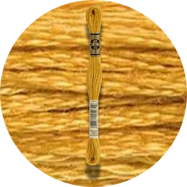 DMC Mouliné Spécial 25, Nuances de Rouge/Jaune/Orange 0783