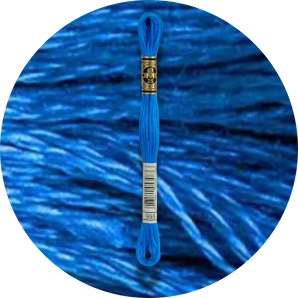 Mouliné Spécial 25 Bleu/Violet 0995