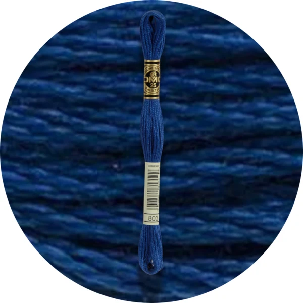 Mouliné Spécial 25 Bleu/Violet 0803