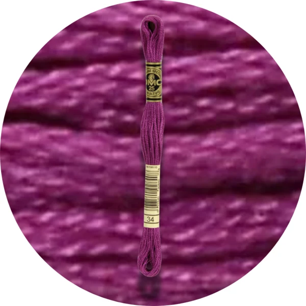 Mouliné Spécial 25 Bleu/Violet 0034