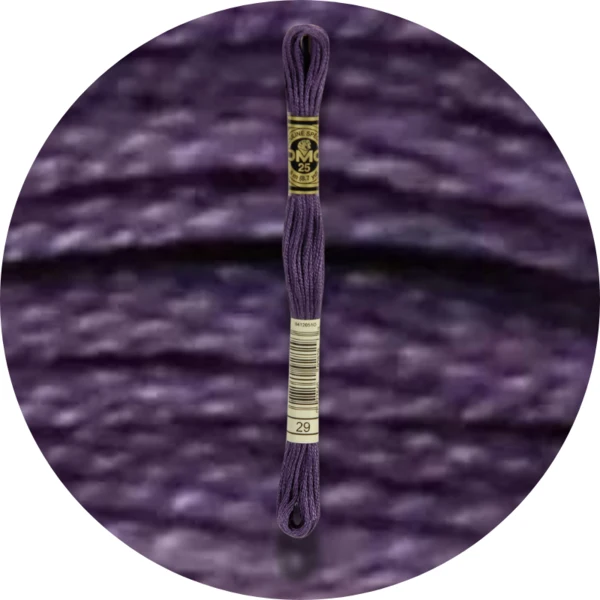 Mouliné Spécial 25 Bleu/Violet 0029