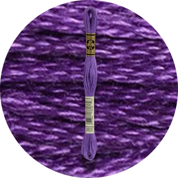 Mouliné Spécial 25 Bleu/Violet 3837