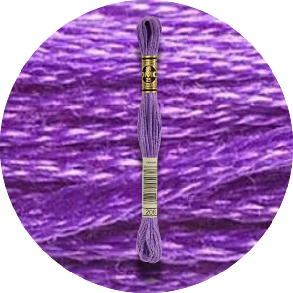 Mouliné Spécial 25 Bleu/Violet 0208