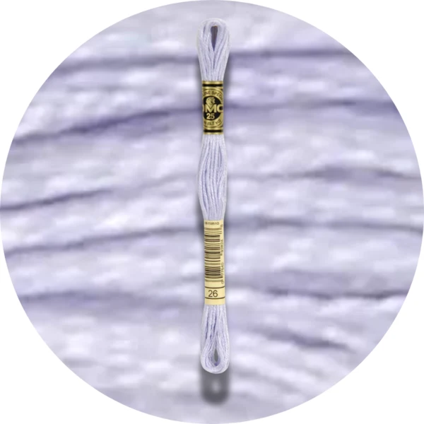 Mouliné Spécial 25 Bleu/Violet 0026