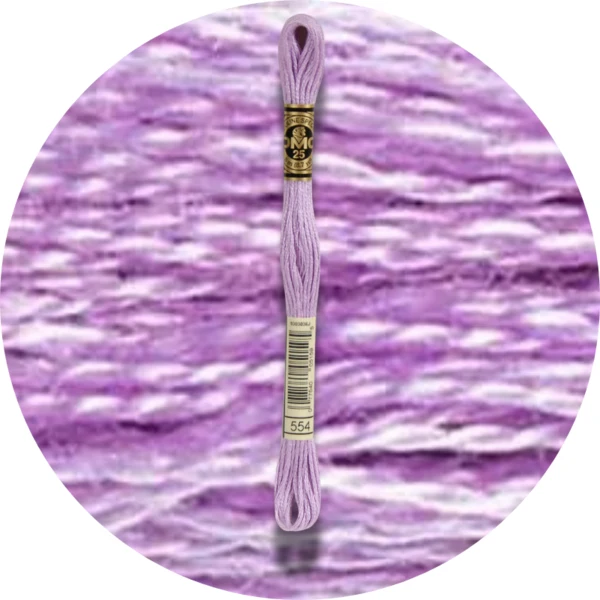 Mouliné Spécial 25 Bleu/Violet 0554