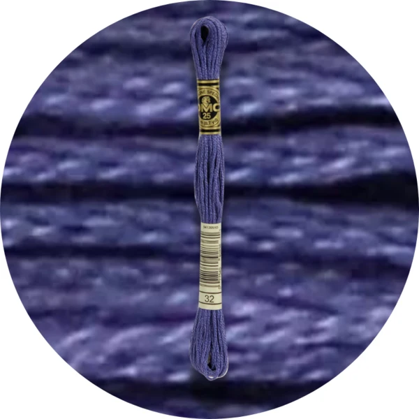 Mouliné Spécial 25 Bleu/Violet 0032