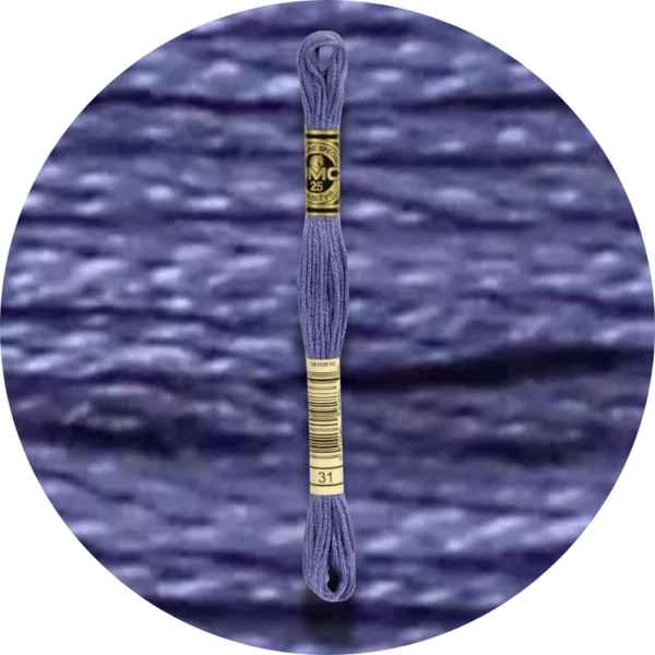 Mouliné Spécial 25 Bleu/Violet 0031