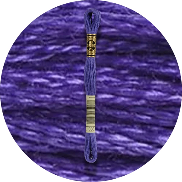 Mouliné Spécial 25 Bleu/Violet 0333