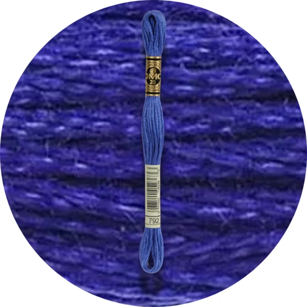 Mouliné Spécial 25 Bleu/Violet 0792