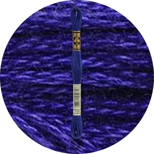 Mouliné Spécial 25 Bleu/Violet 0791