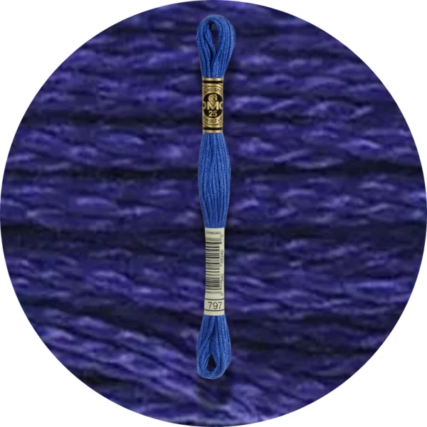 Mouliné Spécial 25 Bleu/Violet 0797