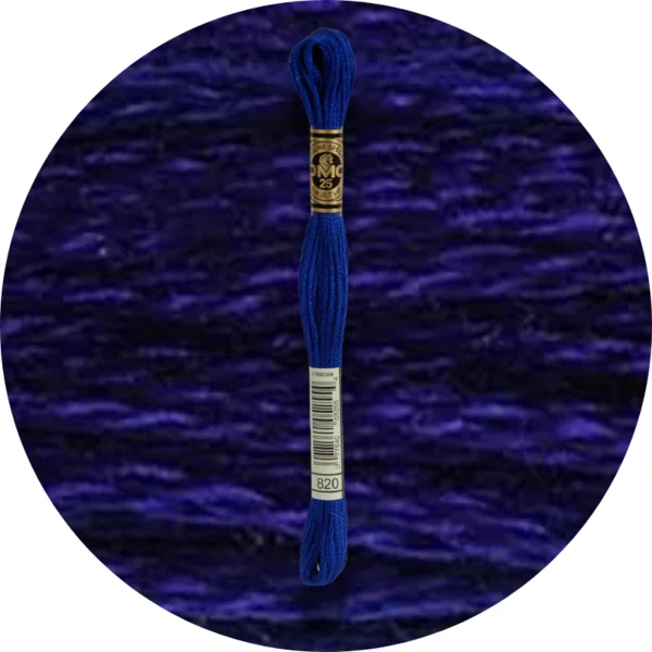 Mouliné Spécial 25 Bleu/Violet 0820