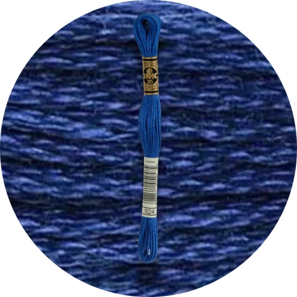 Mouliné Spécial 25 Bleu/Violet 0824