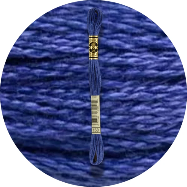 Mouliné Spécial 25 Bleu/Violet 0158