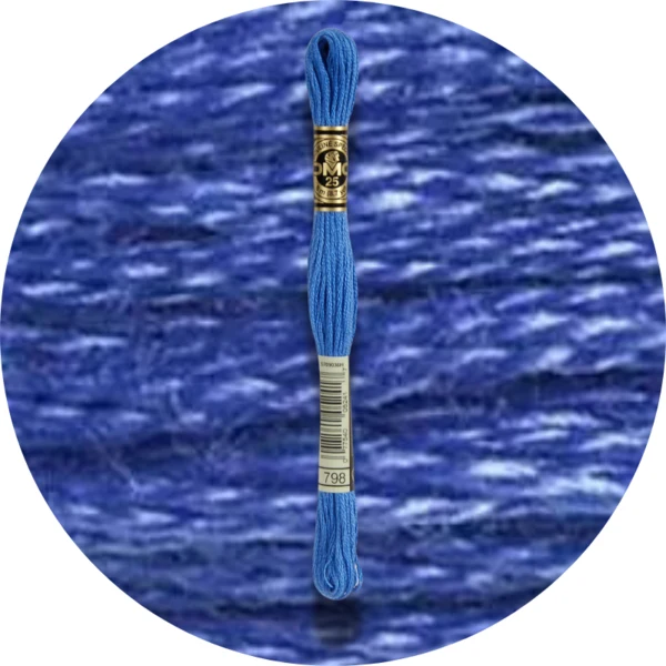 Mouliné Spécial 25 Bleu/Violet 0798